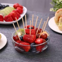 200 Pcs Bamboo Skewers 8 Inch Food Sticks For Appetizers Fruit Grilling Kebabs Cocktail Picks For Drinks Toothpicks Natural