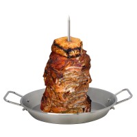 Dolamoty Bbq Vertical Skewer Pan Gyro Spit Shawarma Skewer Stand For Oven Al Pastor Skewer For Grill El Pastor Hack For Tacos