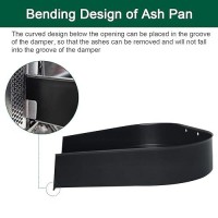 Quantfire Bbq Ash Removal Pan Big Green Egg Accessories Stainless Steel Ash Tool For Bge Primo And Other Charcoal Kamado Stove