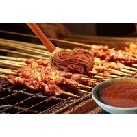 16 Bbq Sauce Basting Mops Brushes For Roasting Or Grilling Apply Barbeque Marinade Or Glazing Cotton Fiber Head And Hardw