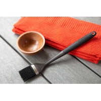 Grillhogs Silicone Sauce Basting Brush Premium Soft Touch Handles Pastry And Oil Brush Barbecue Grilling Dishwasher Safe