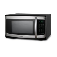 Commercial Chef 11 Cu Ft Microwave With 10 Power Levels Microwave 1000W With Push Button Door Lock Countertop Microwave With