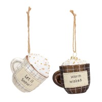 Mug Ornament Set of 2