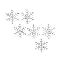 Snowflake Candle Pin Set of 6