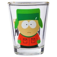 Silver Buffalo South Park Main Characters Poses 4Pc Mini Glass Set 4X1 15 Ounces