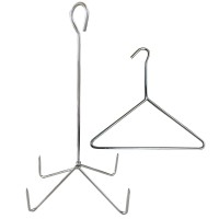 King Kooker Turkey Rack And Lifting Hook Kit For Use With King Kooker Turkey Fryer Packages Chrome