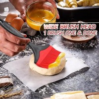 Extra Large Silicone Pastry Brush 395Inch Extra Wide Silicone Basting Brush For Grilling Heat Resistant Brushes Spread Oil Bu