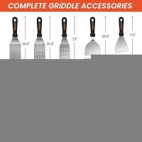 15Pcs Griddle Accessories Kits For Blackstone And Camp Chef Flat Top Grill Accessories Sets Professional Grill Bbq Spatula Wit