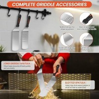 15Pcs Griddle Accessories Kits For Blackstone And Camp Chef Flat Top Grill Accessories Sets Professional Grill Bbq Spatula Wit