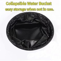 Xudakaixin Grill Brush Collapsible Water Bucket Perfect Partner For Steam Grill Brush Only Water Bucket No Grill Brush