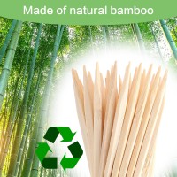 47 Inch Bamboo Skewers 100 Pcs Bamboo Sticks For Cocktail Appetizer Toothpicks Kebab Skewers Picks Paddle Wooden Skewers For C