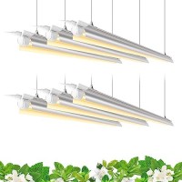 Barrina Plant Grow Light 252W6 X 42W 1400W Equivalent Full Spectrum Led Grow Light Strips T8 Integrated Growing Lamp Fixt