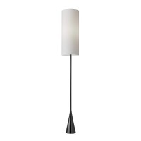 Homeroots Lighting 105 X 105 X 74 Black Metal Floor Lamp