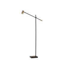 Homeroots Lighting 65 X 225305 X 58 63 Black Metal Led Floor Lamp