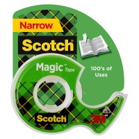 Scotch Magic Tape 1 Roll Numerous Applications Invisible Engineered For Repairing 34 X 650 Inches Dispensered 122