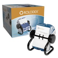 Rolodex Rotary Business Card File 400Card Capacity Black