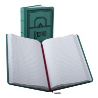 Boorum Pease Canvas Account Book Record 16 Lb 12 18 X 7 58 500 Pages Blue