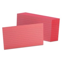 Oxford 3 X 5 Ruled Index Cards Cherry Pack Of 100