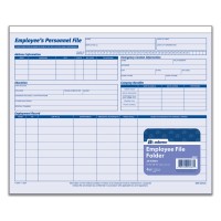 Adams Employees Personnel File Folder Heavy Card Stock 1134 X 912 Inches Pack Of 20 Folders 9287Abf Bluewhite