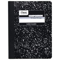 Mead Composition Wide Ruled Comp Book Writing Journal Notebook With Lined Paper Home School Supplies For College Students K