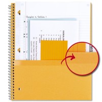 Five Star Spiral Notebook Study App 5 Subject College Ruled Paper Fights Ink Bleed Water Resistant Cover 812 X 11