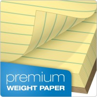 Tops Docket Gold Writing Pads 812 X 1134 Legal Rule Canary Paper 50 Sheets 6 Pack 99707 Original Version