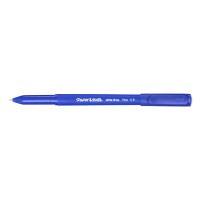 Paper Mate Write Bros Ballpoint Pens Fine Point 08Mm Blue 12 Count