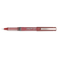 Pilot Precise V7 Capped Liquid Ink Rolling Ball Pens Fine Point 07 Mm Red Pack Of 12