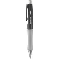 Pilot Dr Grip Refillable Retractable Ballpoint Pen Medium Point Black Barrel Black Ink Single Pen 36100