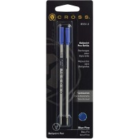 Cross Universal Ballpoint Pen Refill Fine Point Blue 2Pack 85122