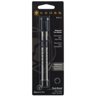 Cross Ballpoint Pen Refill Black Broad Dual Pack