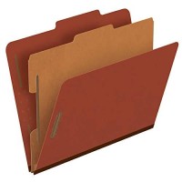 Pendaflex Pressboard Classification File Folders  1 Divider  2