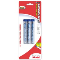 Pentel Quicker Clicker Eraser Refills Pack Of 15