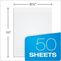 Tops The Legal Pad Writing Pads Glue Top 812 X 11 Narrow Rule 50 Sheets 12 Pack 7529