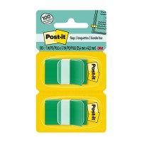 Postit Flags 50Dispenser 2 Dispenserspack 1 In Wide Green 680Gn2