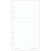 Daytimer 87128 Lined Note Pads For Organizer 3 34 X 6 34