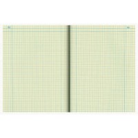 National Brand Computation Notebook 4 X 4 Quad Brown Green Paper 1175 X 925 Inches 75 Sheets 43648