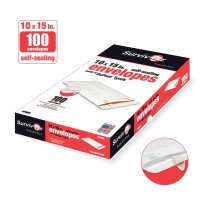 Quality Park Quar1660 Survivor 10 X 15 Tyvek Catalog Mailer With Self Sealing Closure 14 Lb Puncture Tear And Moisture Resista