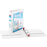 Cardinal Xtralife Clearvue Locking Slantd Binders 1 12 Binder Capacity Letter 8 12 X 11 Sheet Size 375 Sheet Capacity