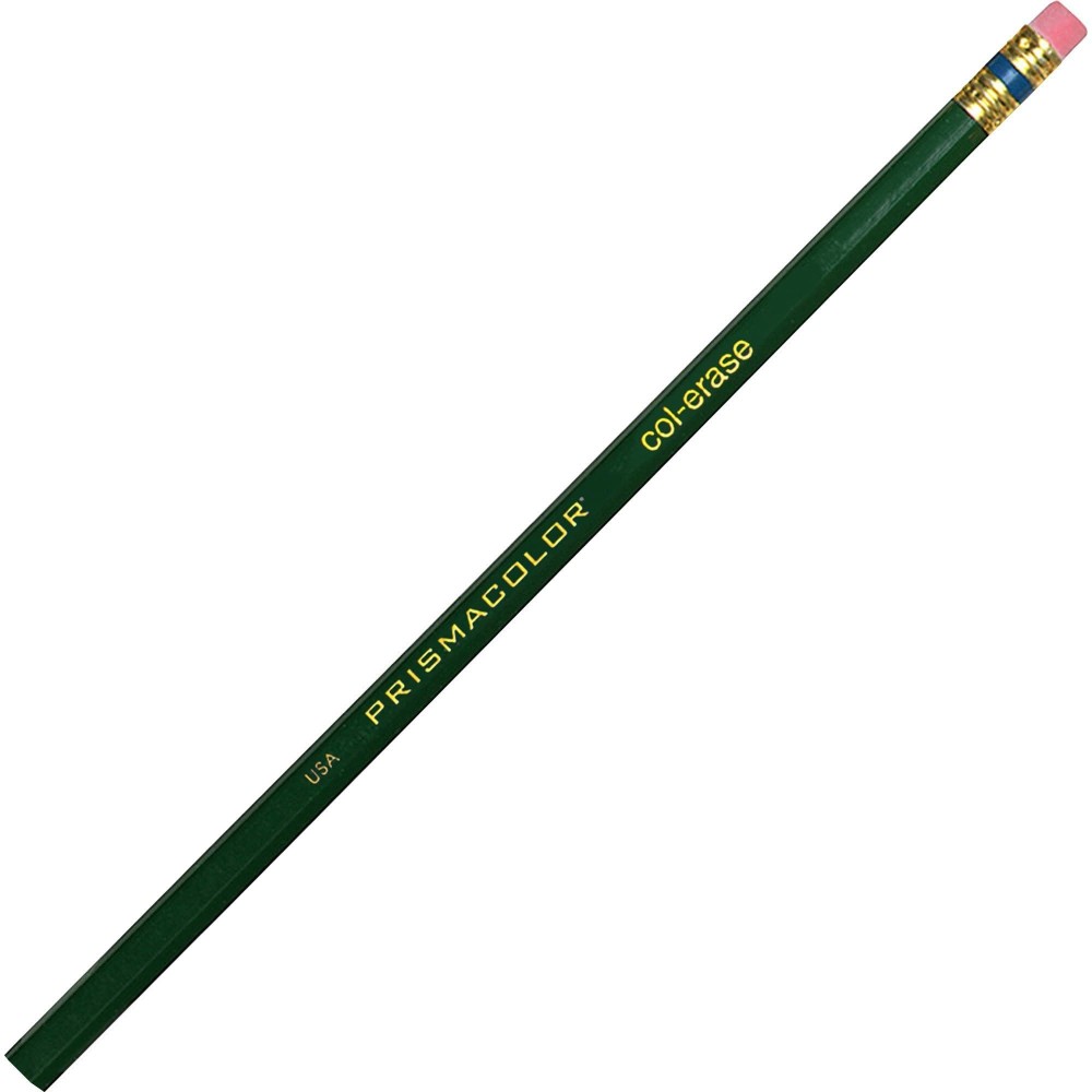 Prismacolor Colerase Erasable Colored Pencil Green 12 Count