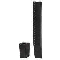 Lathem Expanding Time Card Rack For 9 Cards 25 Pockets Black Plastic Mounting Hardware 259Ex