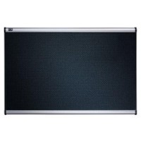 Quartet Bulletin Board 3 X 2 Embossed Hidensity Foam Aluminum Frame B343A Black