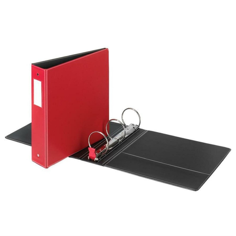 Cardinal Label Holder Round Ring Binder 3 Binder Capacity Letter 8 12 X 11 Sheet Size 575 Sheet Capacity 1 12 Spine