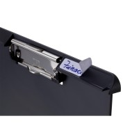 Officemate 83040 Landscape Klip File 1 Capacity Holds 8 12 X 11 Plastic Charcoal Oic83040