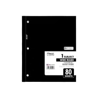 Mead Single Subject Wireless Notebook Wide Ruled 05222 Pack Of 1