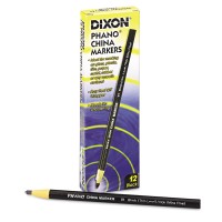 Dixon China Marker Black Dozen 00081