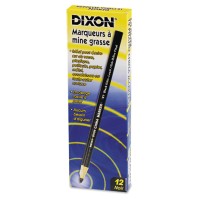 Dixon China Marker Black Dozen 00081