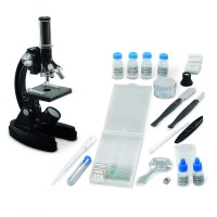 Educational Insights Geosafari Micropro 95Piece Microscope Set Prepared Slides Instruction And Activity Guide Ages 8 And Up