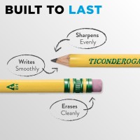 Dixon Ticonderoga Ticonderoga Wooden Pencil 07Mm 2 Soft Lead 8Pack 13852 X13852