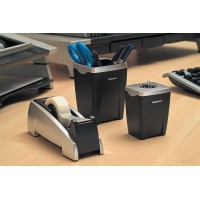 Fellowes Office Suites Paper Clip Cup 8032801 Black Silver 33 X 24 X 22